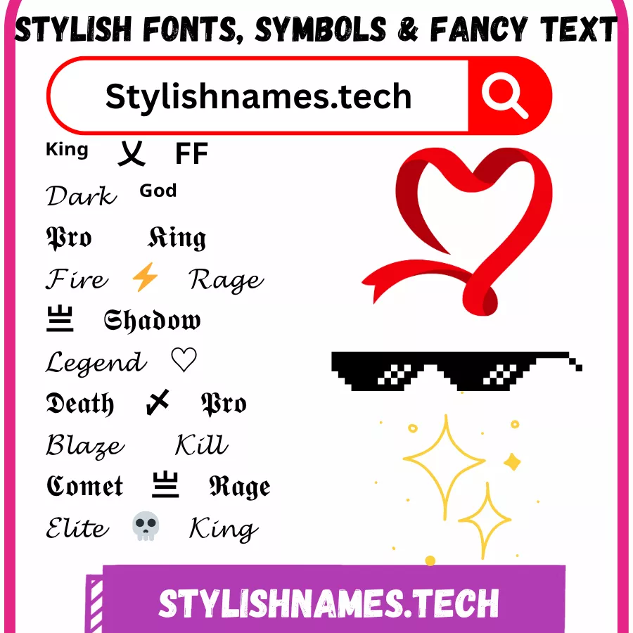 stylishname.tech stylish name generator